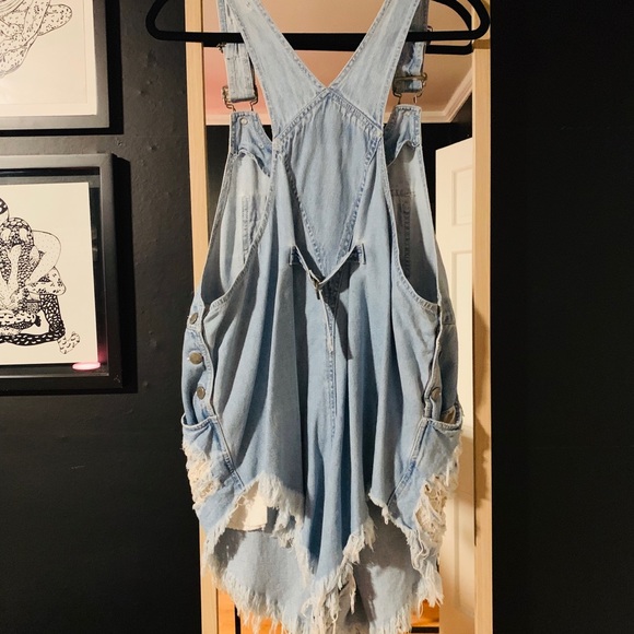 LF FURST OF A KIND distressed overalls - Picture 2 of 4